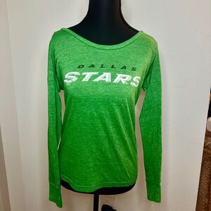 Women's Green Long Sleeve Tee